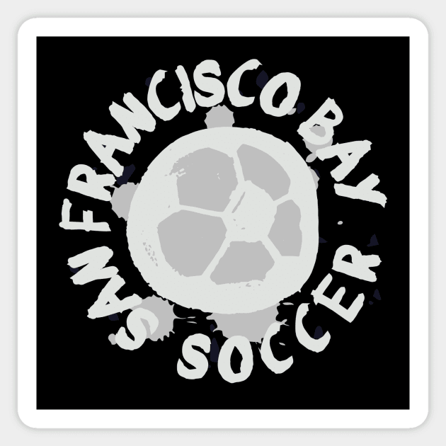 San Francisco Bay Soccer 02 Sticker by Very Simple Graph